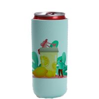 Sublimation Neoprene 330ml Beer Can Coozies--light green