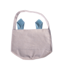 Sublimation Bunny Ear Easter Basket Bag -blue