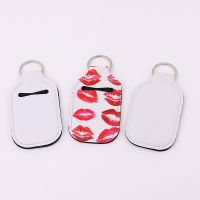 Sublimation Blank Neoprene Keychain with Hand sanitizer bottle cover