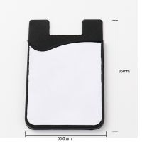 Sublimation Silicone Card Holder for Mobile Phone