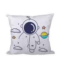 Sublimation Short plush throw pillow case with pocket