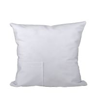 Sublimation Short plush throw pillow case with pocket