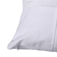 Sublimation Short plush throw pillow case with pocket