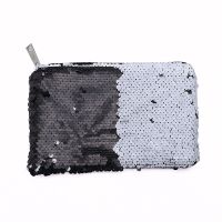 Sublimation Sequin Cosmetic bag-silver