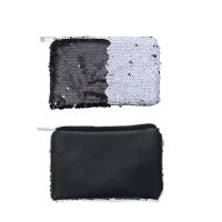 Sublimation Sequin Cosmetic bag-silver