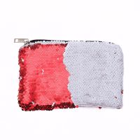 Sublimation Sequin Cosmetic bag-silver