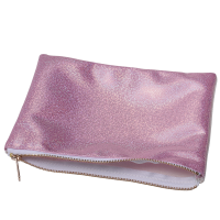 Sublimation Glitter Makeup Bags-pink