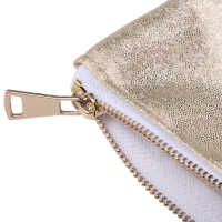 Sublimation Glitter Makeup Bags-Champagne