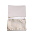Sublimation Glitter Cosmetic Bag with Zipper-Champagne
