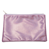 Sublimation Glitter Cosmetic Bag with Zipper-pink