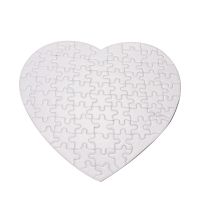 Sublimation Blank  Heart Paper Jigsaw Puzzle-75pcs