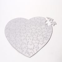 Sublimation Blank  Heart Paper Jigsaw Puzzle-75pcs