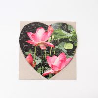 Sublimation Blank  Heart Paper Jigsaw Puzzle-75pcs