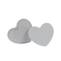 Sublimation Cell Phone holder Heart shape phone grips-white