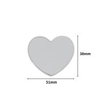 Sublimation Cell Phone holder Heart shape phone grips-white