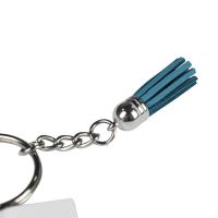 Sublimation FRP Double-sided Tassel Keychain-t-shirt