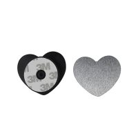 Sublimation Cell Phone holder Heart shape phone grips-black