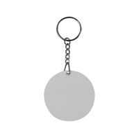 Sublimation PVC Double-sided keychain-round