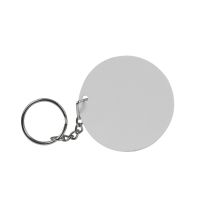 Sublimation PVC Double-sided keychain-round