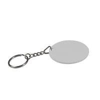 Sublimation PVC Double-sided keychain-round