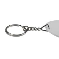 Sublimation PVC Double-sided keychain-round