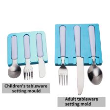 Three on one Tool For kid's Cutlery- 3D Sublimation ink Heat press mould