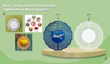 New Trendy Garden Ornaments Sublimation Wind Spinners