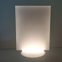 Sublimation Blank Acrylic lamp-frosted rectangle-with 15 colors USB stand and remote control