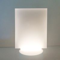 Sublimation Blank Acrylic lamp-frosted rectangle-with 3 colors USB stand