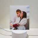 Sublimation Blank Acrylic lamp-frosted rectangle-with 3 colors USB stand