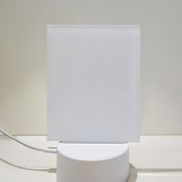 Sublimation Blank Acrylic lamp-frosted rectangle-with 3 colors USB stand