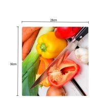 Sublimation Textured Tempered Glass Cutting Board 28*30CM