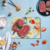 Sublimation Textured Tempered Glass Cutting Board-Retangle