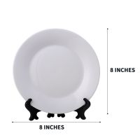 Sublimation Blank Porcelain Plates 8 inchesSublimation Blank Porcelain Plates 8 inches