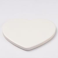 Sublimation Tea Cup Ceramic Coasters with Cork-heart