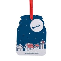 Sublimation Mason jar shape felt air fresheners