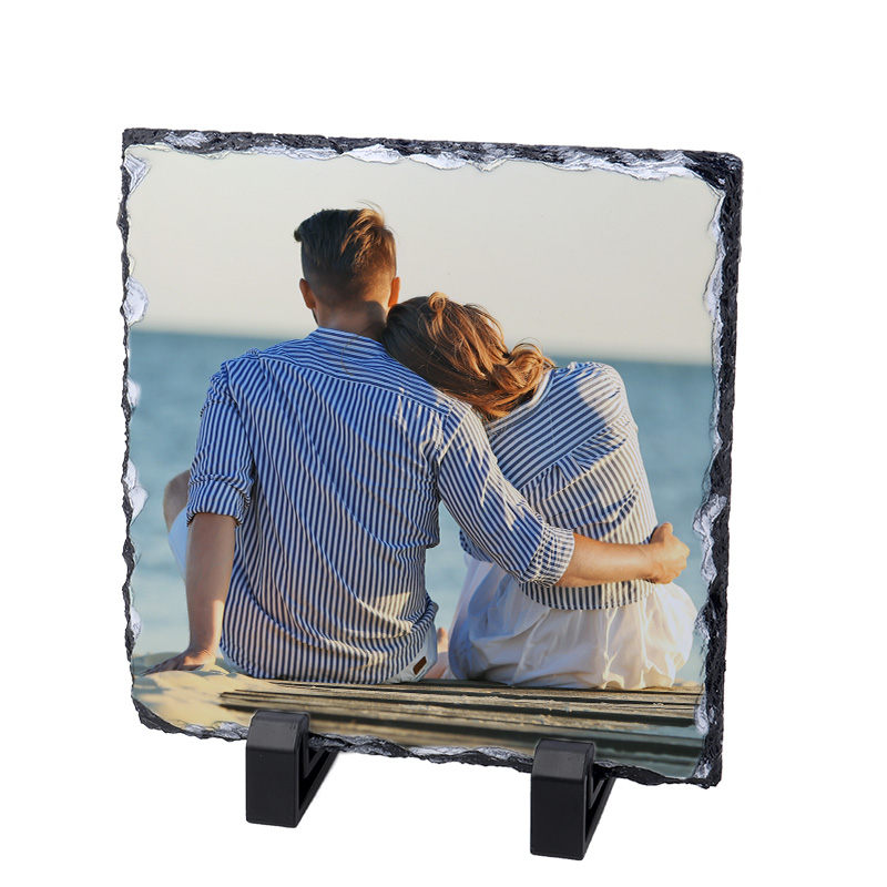 Sublimation Blank Slate Photo Frame-square