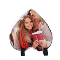 Sublimation blank slate photo frame-heart