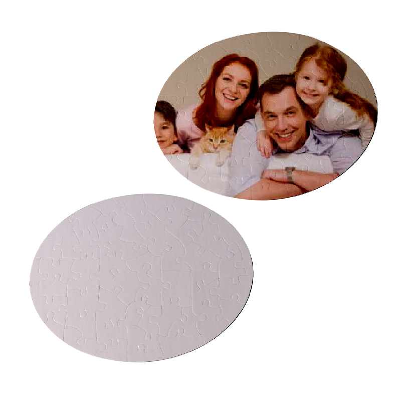 Sublimation Oval Blank Puzzle A4 Puzzles 51 Pieces