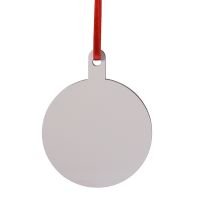 Sublimation double-side MDF Christmas Ornaments-round