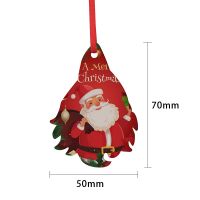 Sublimation double-side MDF Christmas Ornaments-dwarf