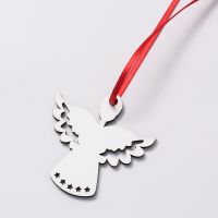 Sublimation double-side MDF Christmas Ornaments-angle