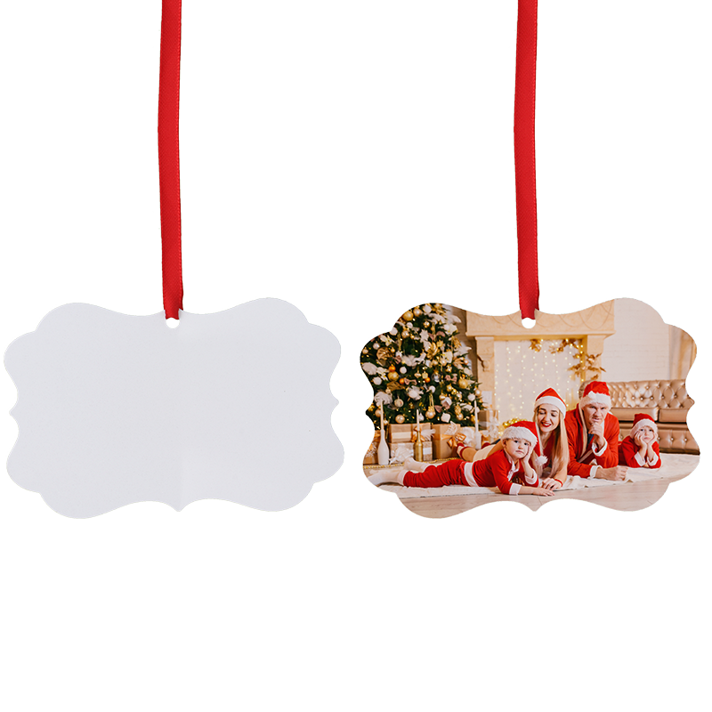 Sublimation Double-sided Aluminum Christmas Ornaments-benelux