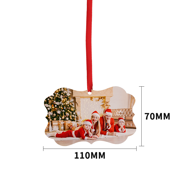 Sublimation Double-sided Aluminum Christmas Ornaments-benelux