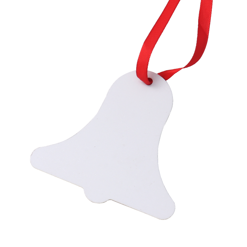 Sublimation Double-side Aluminum Christmas Ornaments-bell