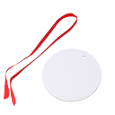 Sublimation Double-side Aluminum Christmas Ornaments-round