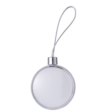 Sublimation Blank Clear Plastic Christmas Ornaments -Oblate circle