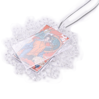 Sublimation Snowflake Transparent Open Blank Clear Plastic Christmas Ornaments-small