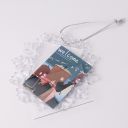 Sublimation Snowflake Transparent Open Blank Clear Plastic Christmas Ornaments-lager