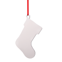 Sublimation MDF Christmas Ornaments Double-side - stocking
